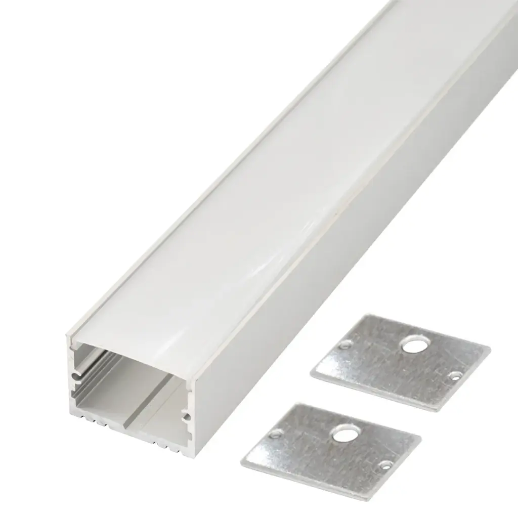 Perfil LED de superficie de 35,3 mm x 25 mm