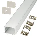 Perfil LED de superficie de 30 mm x 20 mm