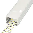 Perfil LED de superficie de 30 mm x 20 mm
