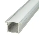 Perfil LED de empotrar de 23 mm x 14,5 mm