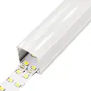 Perfil LED de superficie de 23,4 mm x 20,4 mm