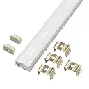 Perfil LED de superficie de 17 mm x 7,8 mm