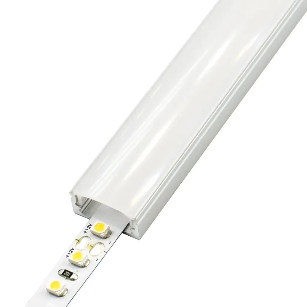 Perfil LED de superficie de 17 mm x 7,8 mm