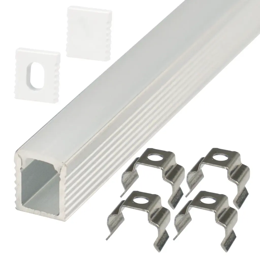 Perfil LED extrafino de superficie de 7,8 mm x 9 mm