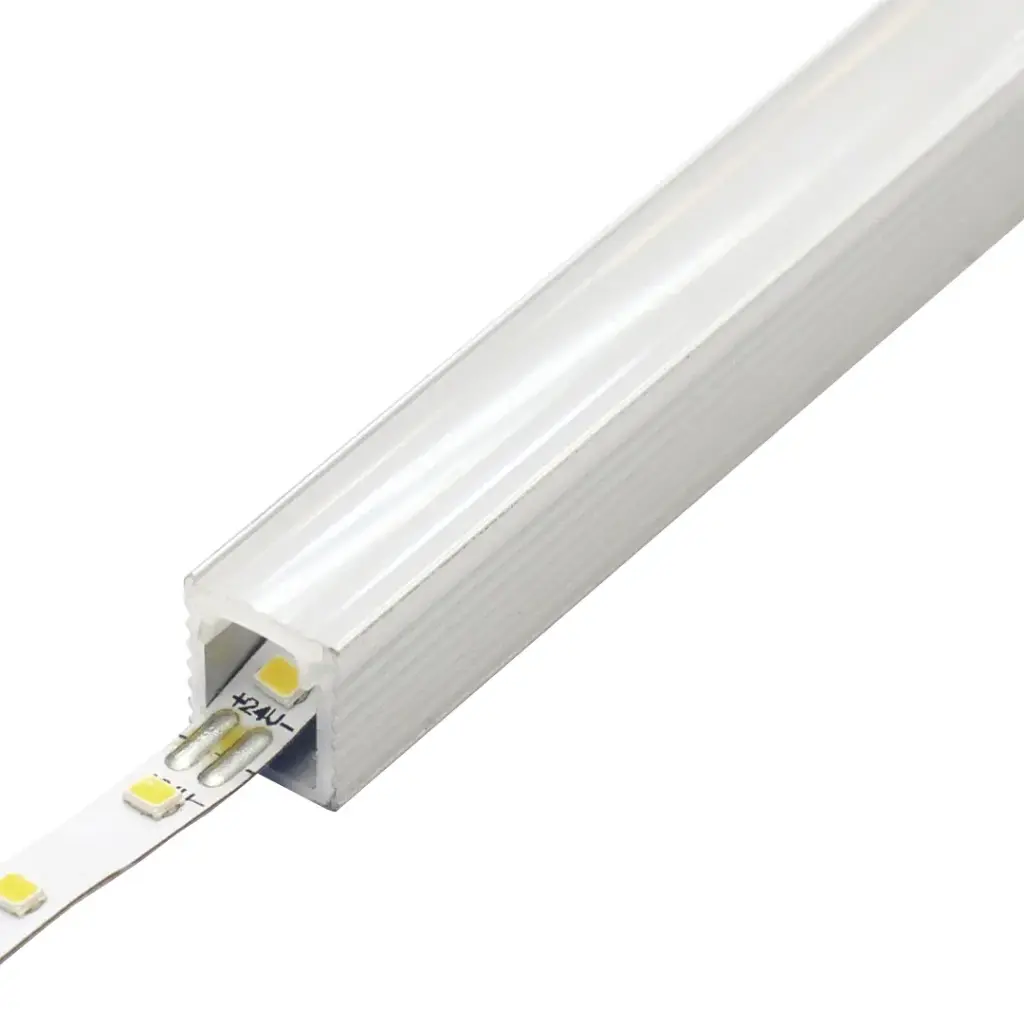 Perfil LED extrafino de superficie de 7,8 mm x 9 mm
