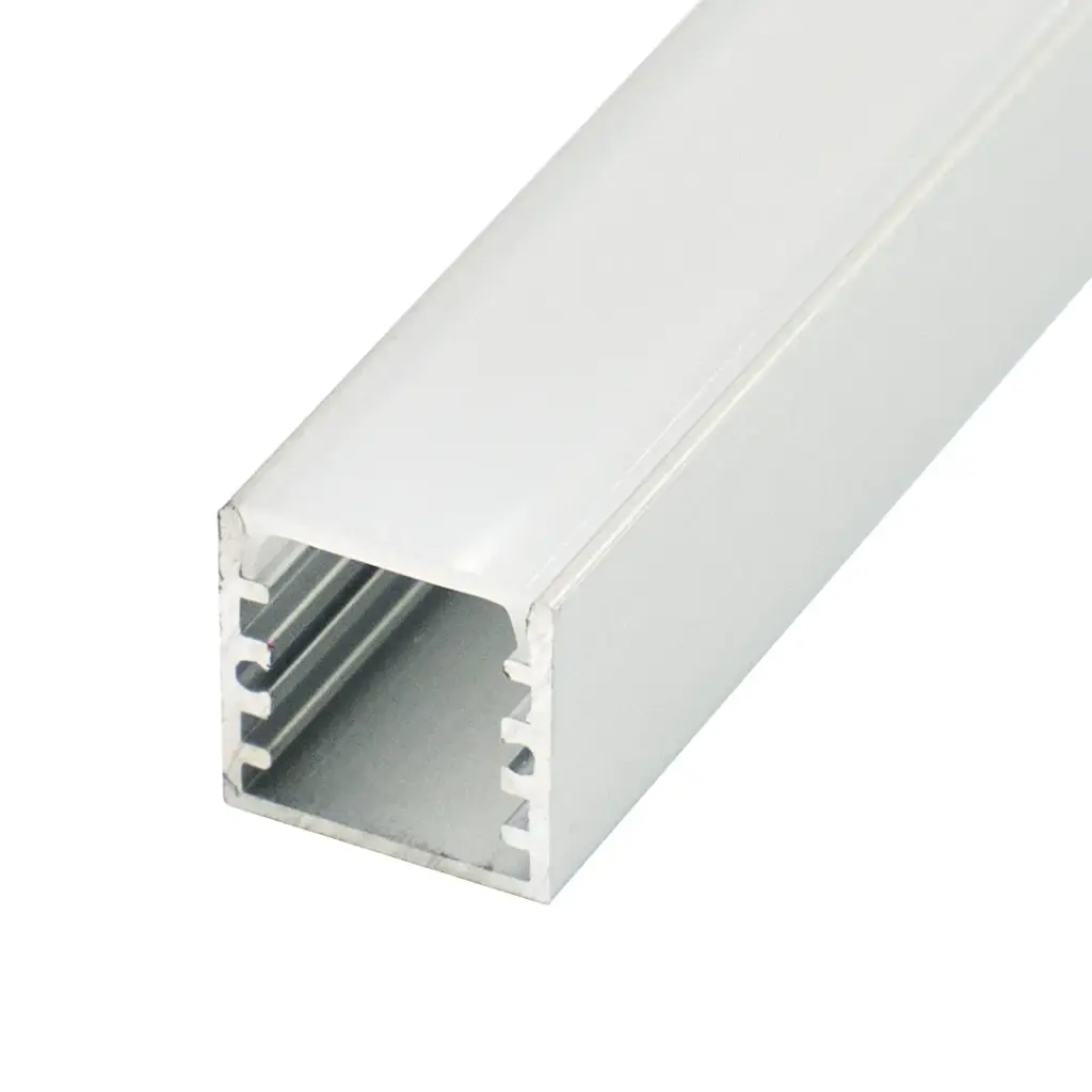 Perfil LED de superficie de 14,5 mm x 14,4 mm