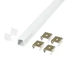 Perfil LED de superficie de 14,5 mm x 14,4 mm