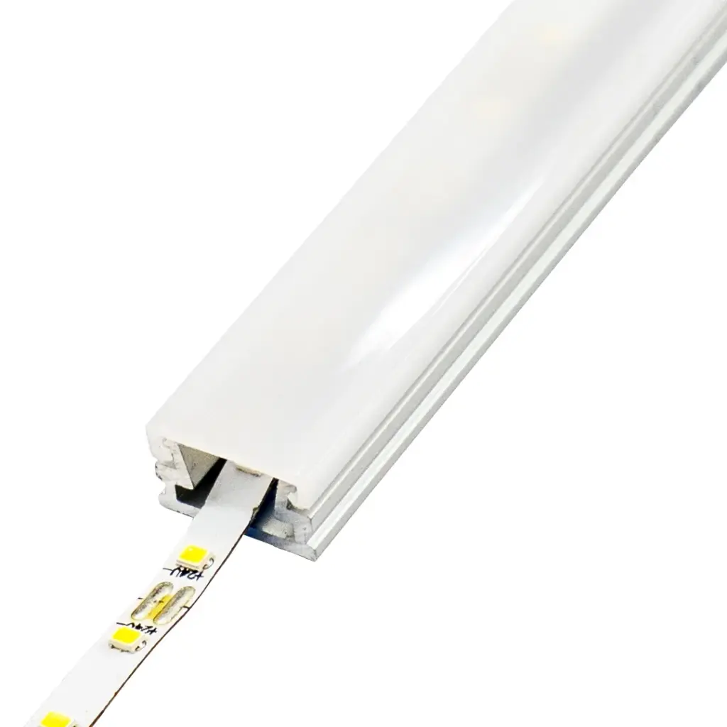 Perfil LED de superficie de 12,2 mm x 7,61 mm