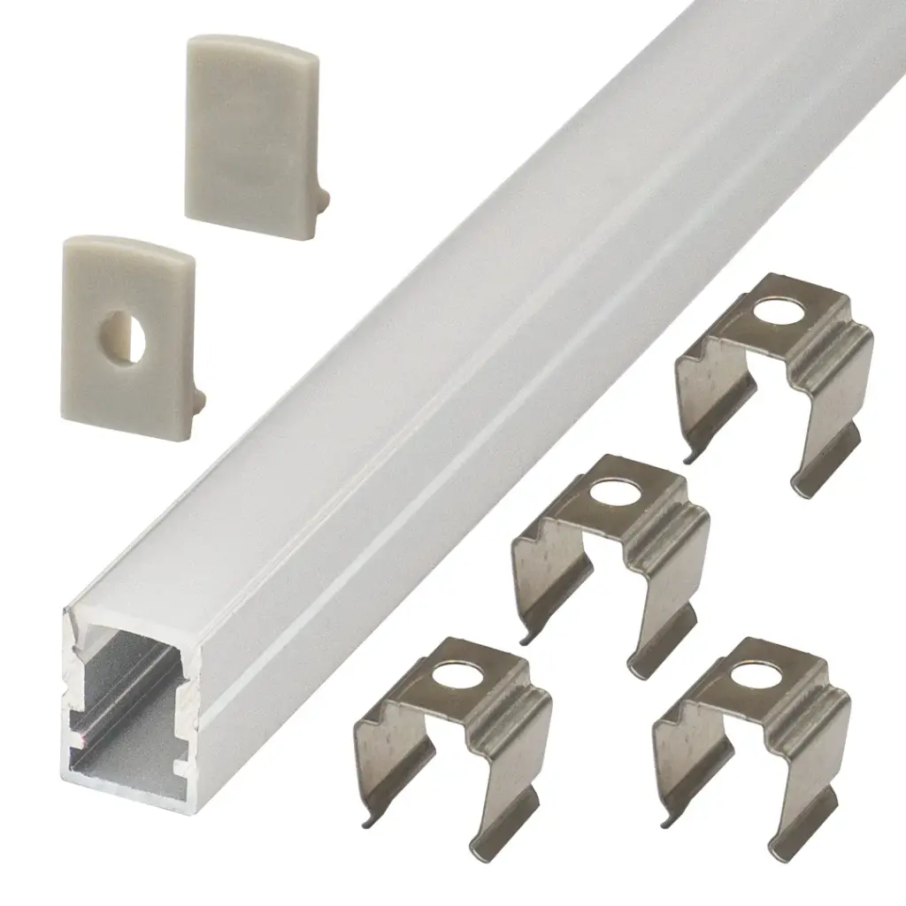 Perfil LED de superficie de 10 mm x 13 mm