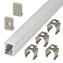 Perfil LED de superficie de 10 mm x 13 mm