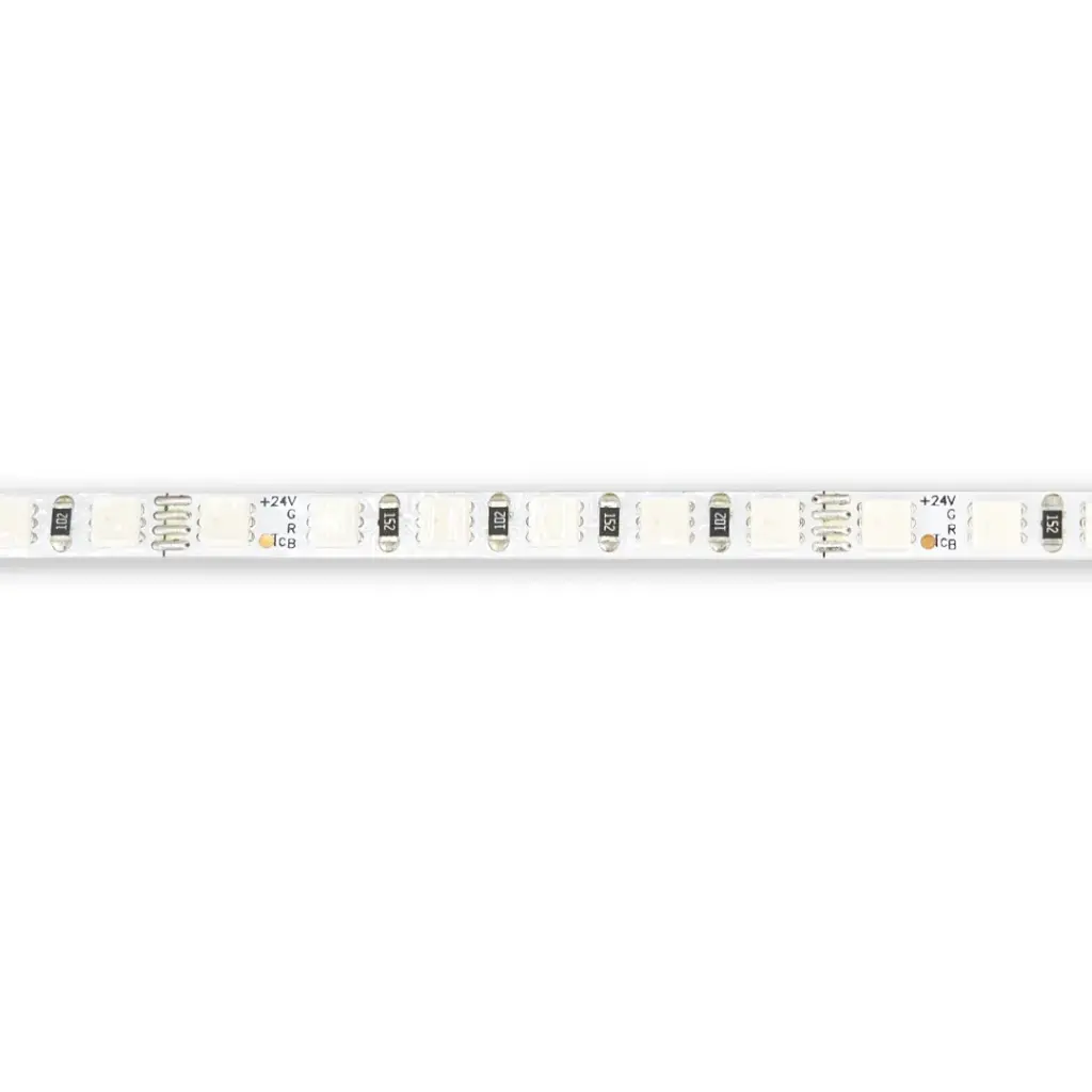 Tira LED 9W DC24V 120LEDs/m SMD3838   IP20 RGB  5mm 5m