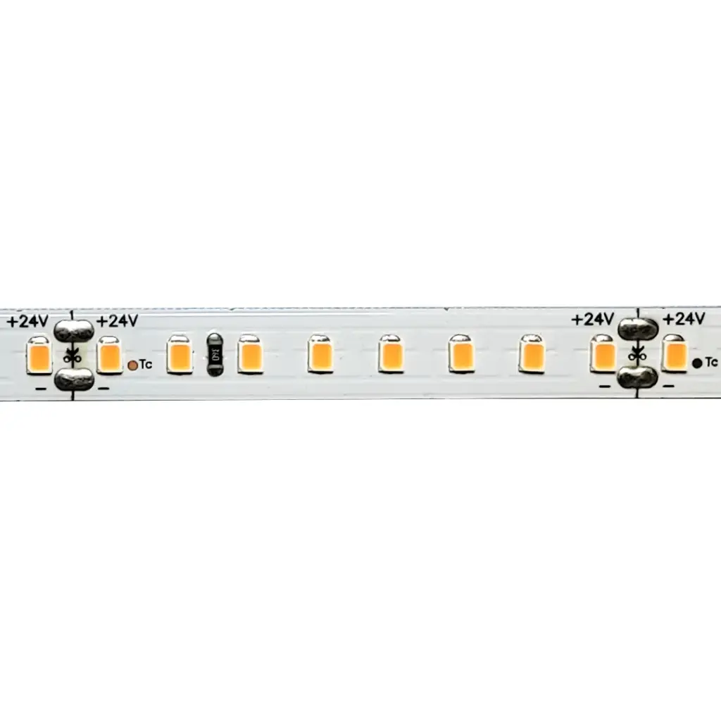 Tira LED para frutería 16,9W 128LEDs/m SMD2835 IP20 Luz Fría 5.000ºK DC24V 10mm 5m