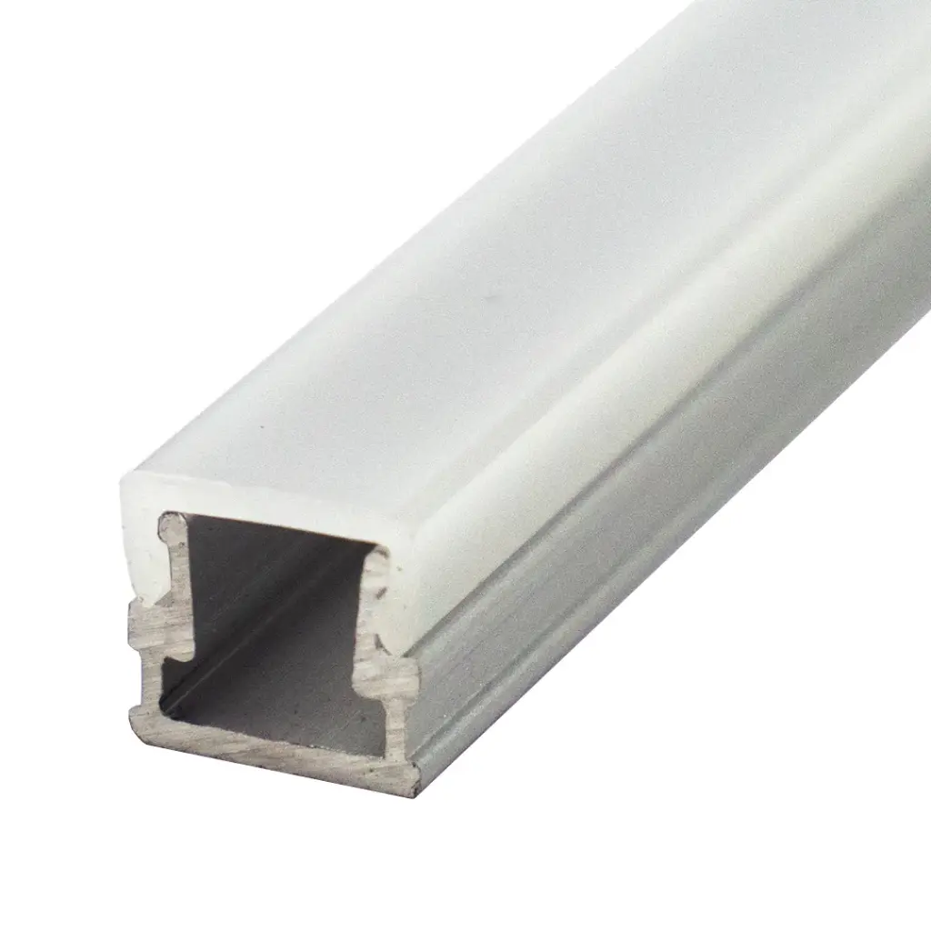 Perfil LED extrafino de superficie de 8 mm x 7,51 mm