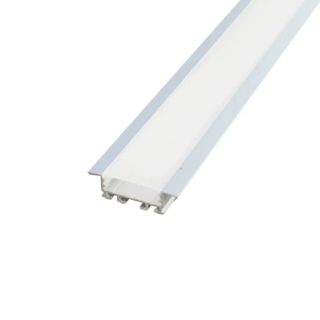 Perfil LED para empotrar de 38 mm x 11 mm