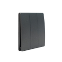 Interruptor inalámbrico gris. 3 botones