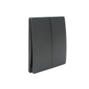 Interruptor inalámbrico gris. 2 botones