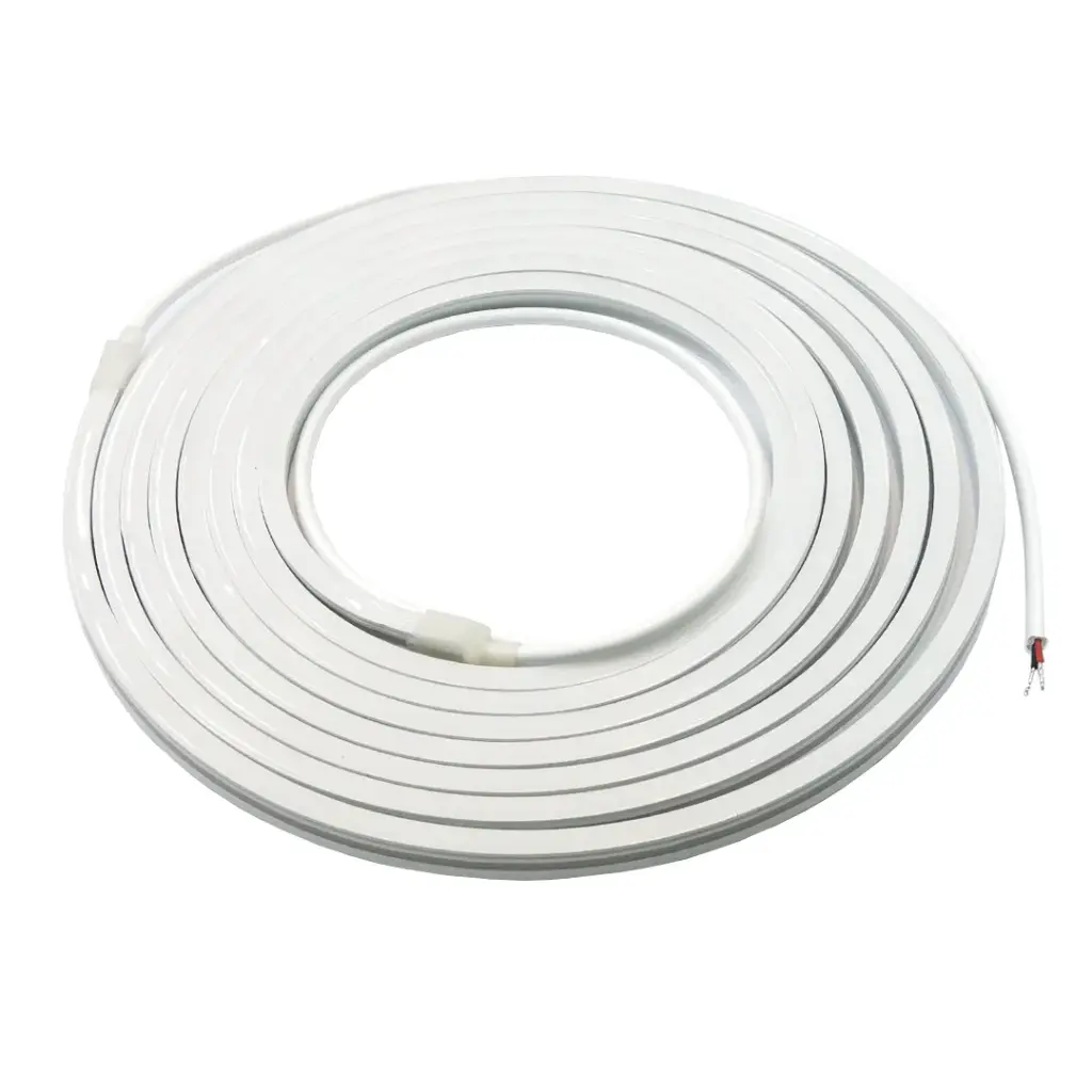 Tira LED de neón 9,6W  DC24V IP67 5000ºK 8mm 5m