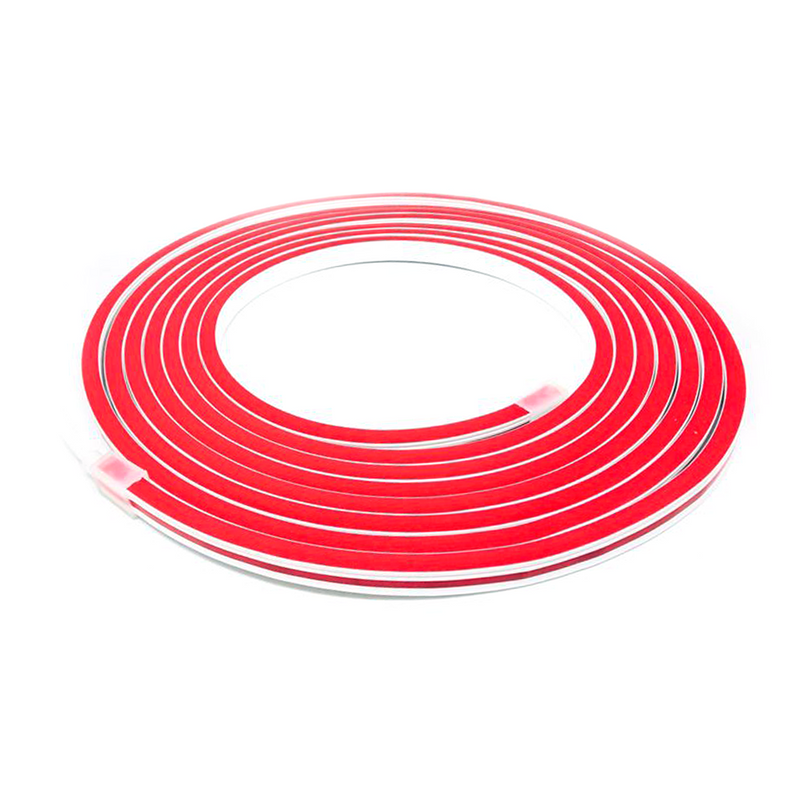 Tira LED de Neón Rojo 9,6W DC24V 140LEDs/m IP67  8mm 5m