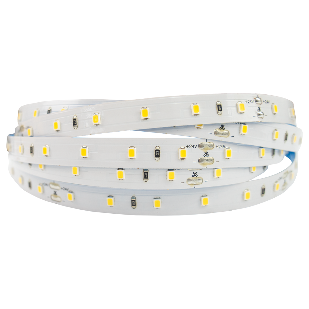 Tira LED 12,65W DC24V 60LEDs/m SMD2835 IP20 Luz Extra Cálida Oro 1700ºK 10mm 5m