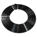 Difusor negro en rollo de 30 m. para perfiles LED con ancho de 12,5 mm.