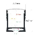 Profilé LED en saillie avec option suspendue, 23,2 mm x 26,7 mm