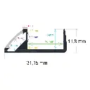 LED profile for furniture (31.15 mm x 11.8 mm)