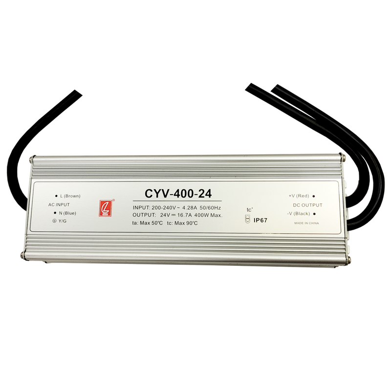 Fuente de alimentación para tiras LED 400W DC24V IP67 