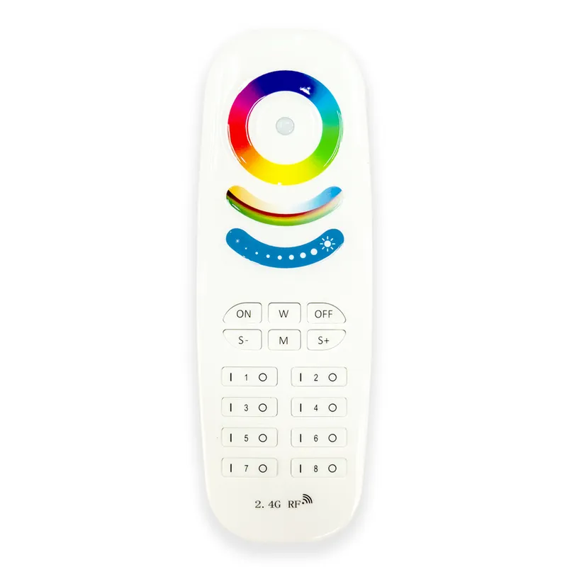 Mando para controlador 2.4GHz. RGBWW (8 zonas máx.) DC12V: 240W / 24V:480W