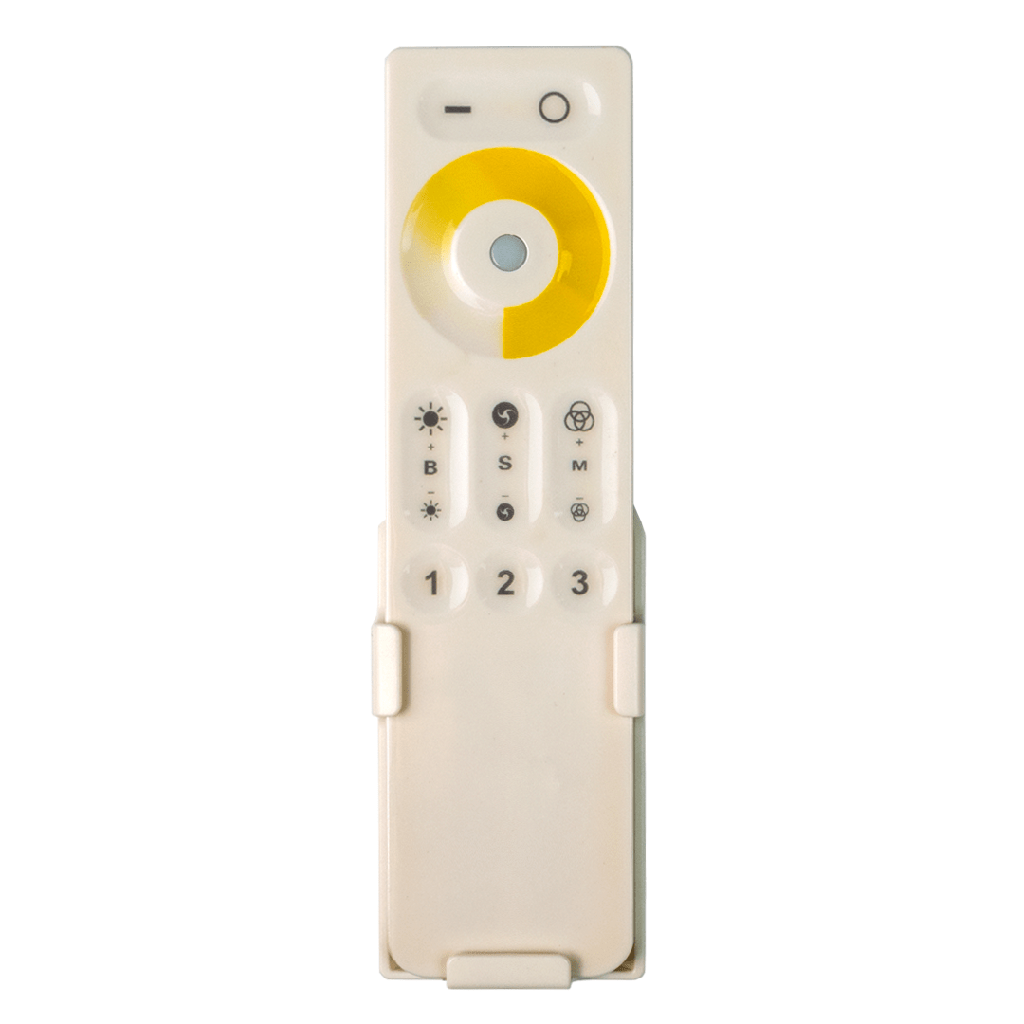 Mando para controlador 2.4GHz. blanco cálido + blanco frío (3 zonas máx.) DC12V: 144W / 24V:288W