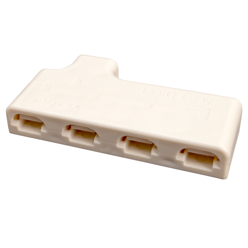 Conector de cables de 4 entradas para tiras LED de dos hilos﻿