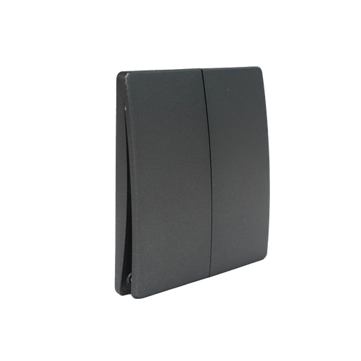 [2210122] Interruptor inalámbrico gris de 2 botones