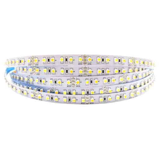 [1051120] Tira LED 9,6W  DC12V 120LEDs/m SMD3528 IP20 3000+6000ºK Luz Dual Cálida y Fría 10mm 5m