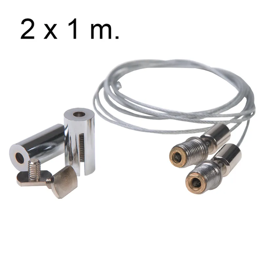 [165001] Kit de suspension de 1 mètre pour profilés LED