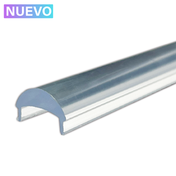 [1601128] Difusor transparente 60º para perfiles ancho de 12,5 mm