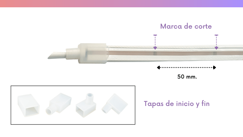 cómo cortar y conectar tiras led