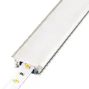 Perfil LED empotrable en el suelo de exteriores de 27,2 mm x 11 mm