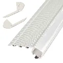 Perfil LED para escaleras de 66,32 mm x 26,97 mm