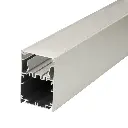 Perfil LED de superficie con opción colgante de 50 mm x 75 mm