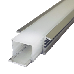 Perfil LED empotrable impermeable IP65 de 25 mm x 13 mm