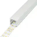 Perfil LED de superficie de 20 mm x 19,7 mm