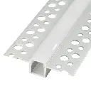 Perfil LED para empotrar en una obra de 52,25 mm x 13,15 mm
