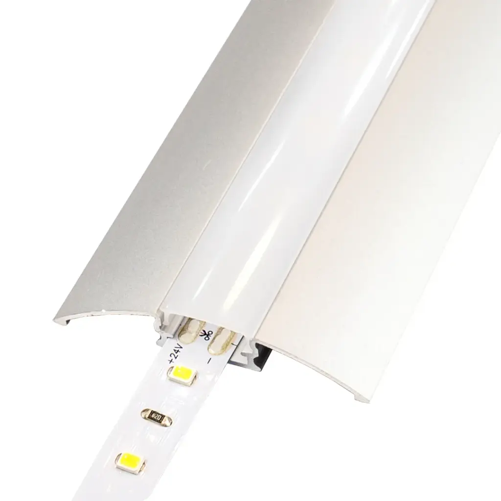 Perfil LED de superficie de 52,2 mm x 7,66 mm