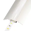 Perfil LED de superficie de 52,2 mm x 7,66 mm