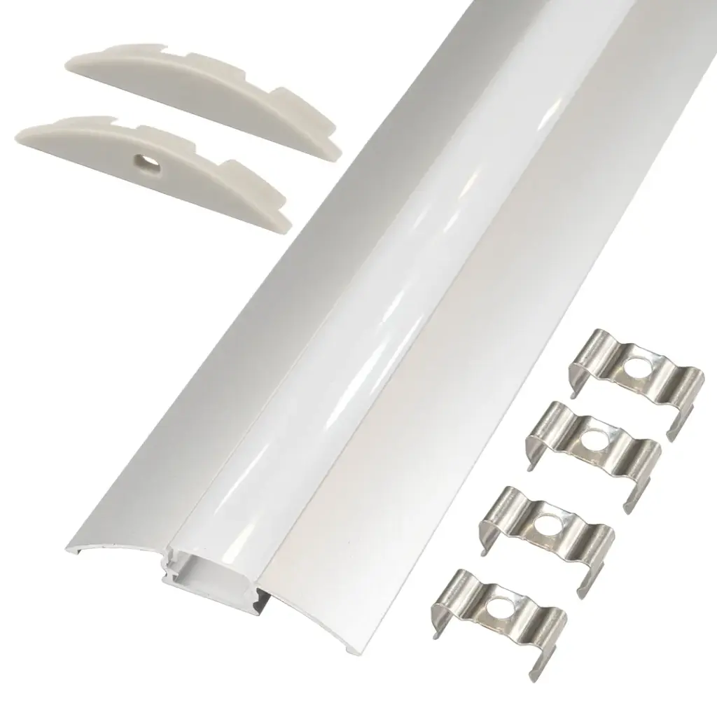 Perfil LED de superficie de 52,2 mm x 7,66 mm