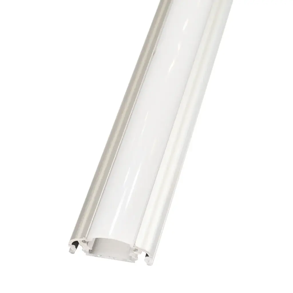 Perfil LED de superficie de 24,77 mm x 7,4 mm