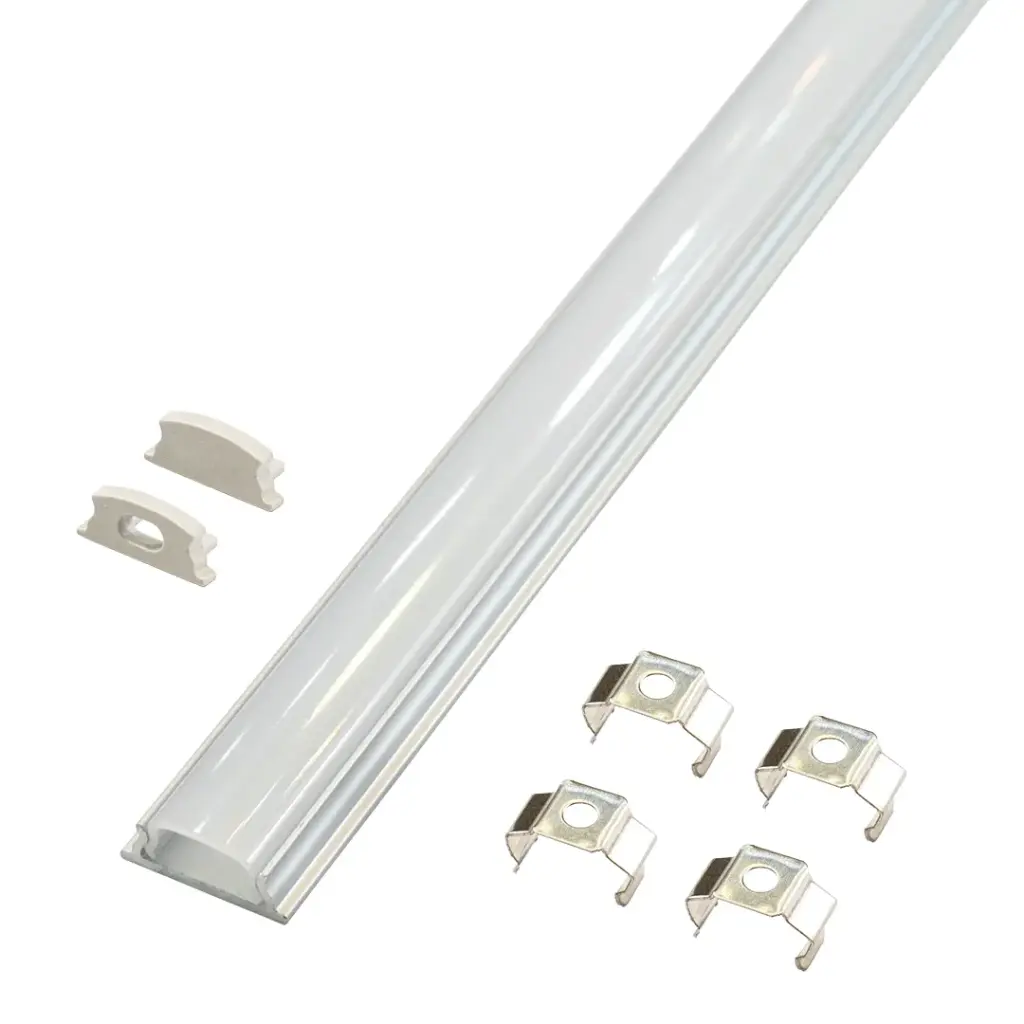 Perfil LED de superficie de 15 mm x 6,6 mm