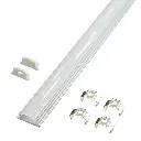 Perfil LED de superficie de 15 mm x 6,6 mm