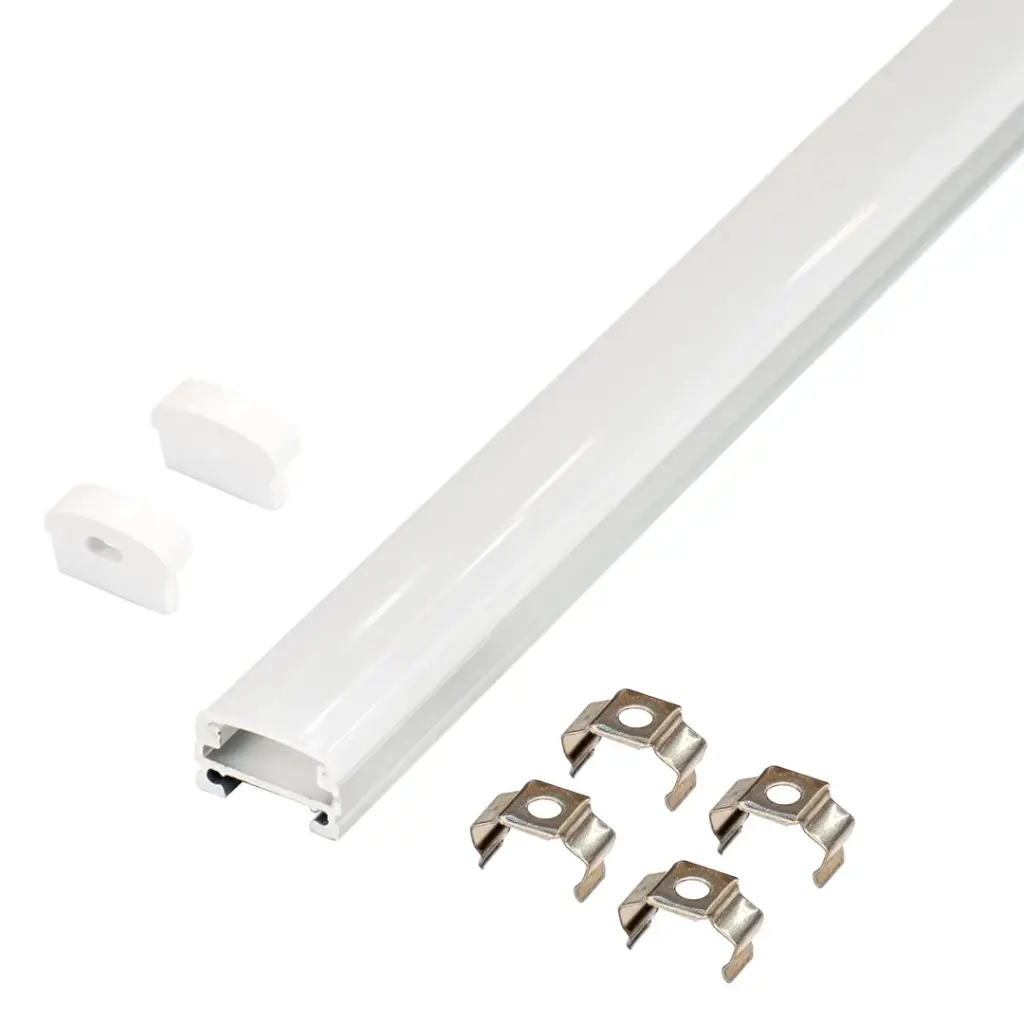 Perfil LED de superficie de 14 mm x 9 mm