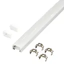 Perfil LED de superficie de 14 mm x 9 mm