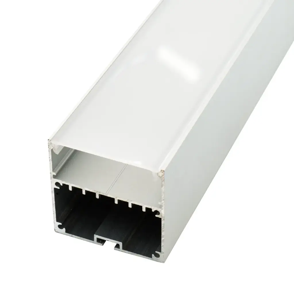 Perfil LED colgable de 50 mm x 50 mm